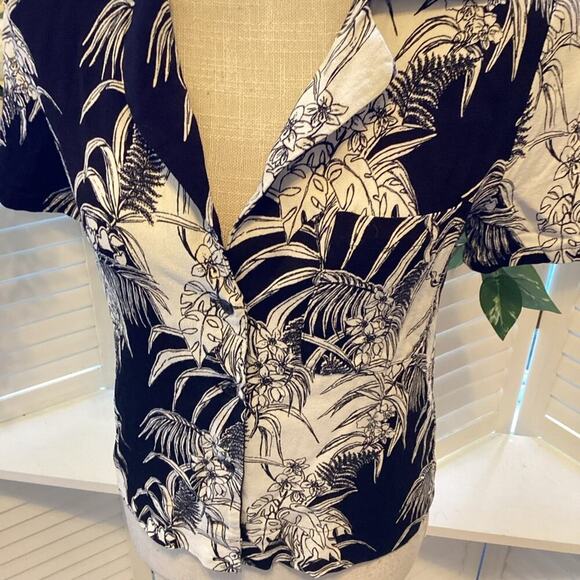 REFORMATION CUBA TROPICAL BUTTON DOWN SIZE SMALL 1257 - Picture 5 of 8